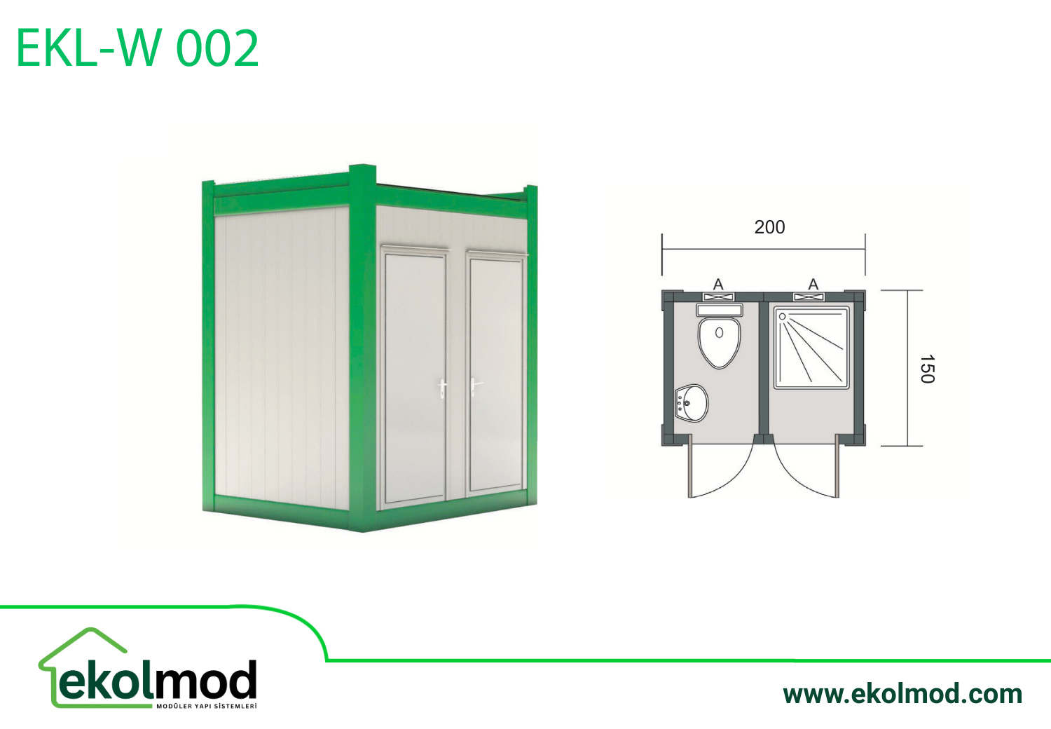 Konteyner WC-Duş 002