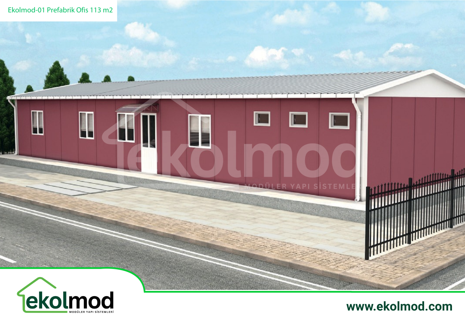 Prefabrik Ofis 113 m²