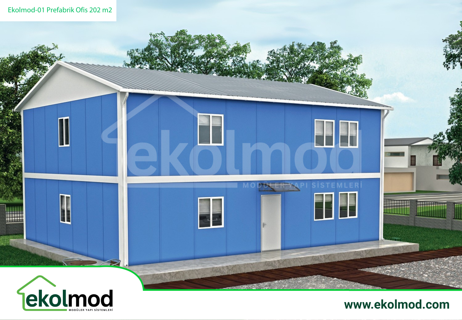 Prefabrik Ofis 202 m²