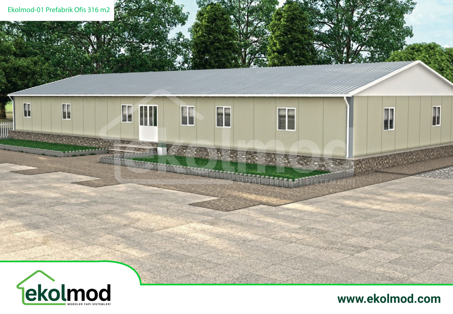 Prefabrik Ofis 316 m²